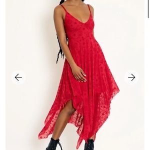 Blackmilk x Super Mario Bros Power Up Handkerchief Dress - Red